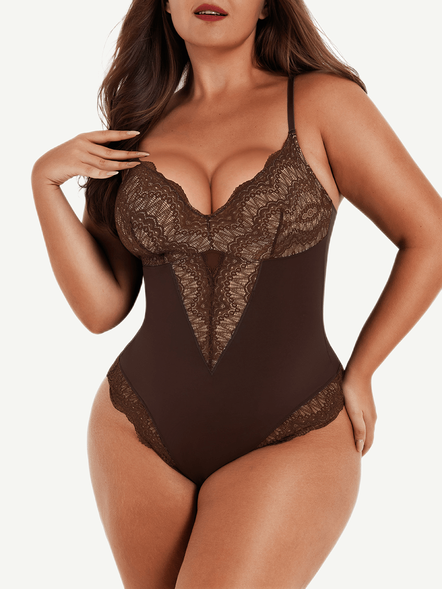 V-Hals Bodysuit