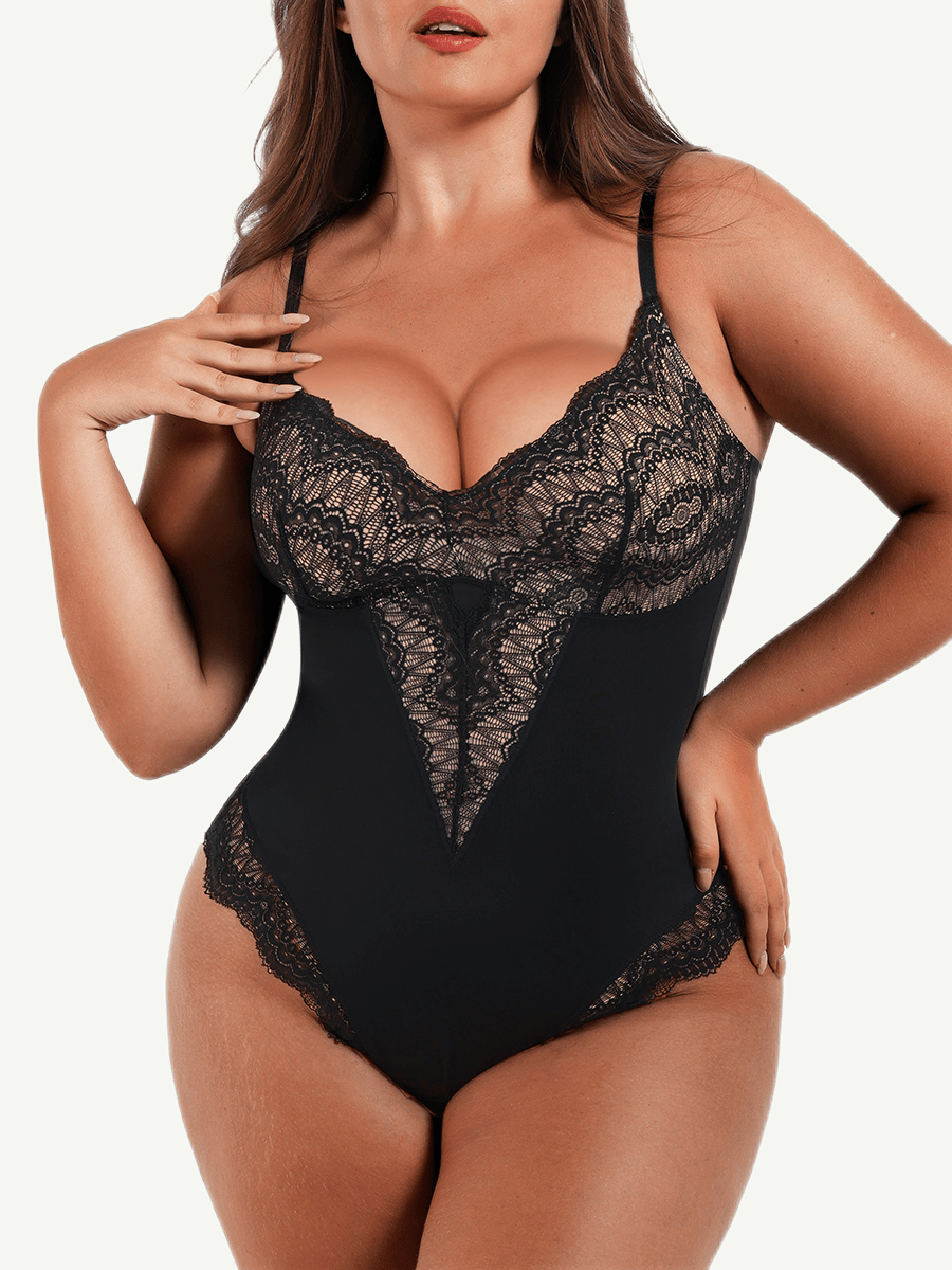 V-Hals Bodysuit