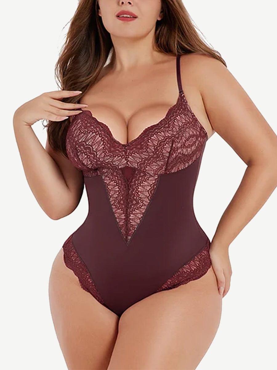 V-Hals Bodysuit