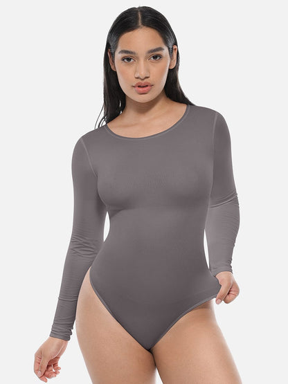 Lange Mouwen String Bodysuit
