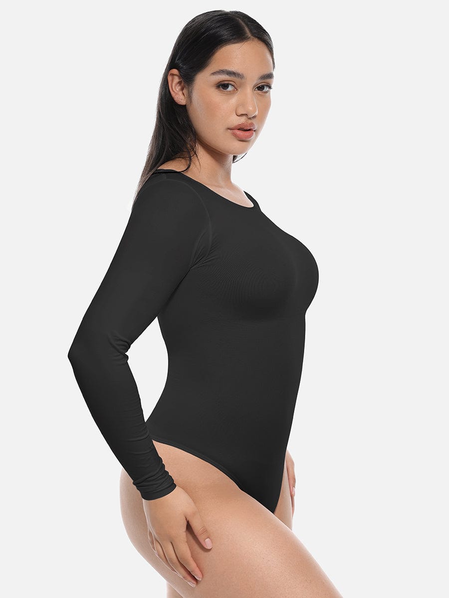 Lange Mouwen String Bodysuit