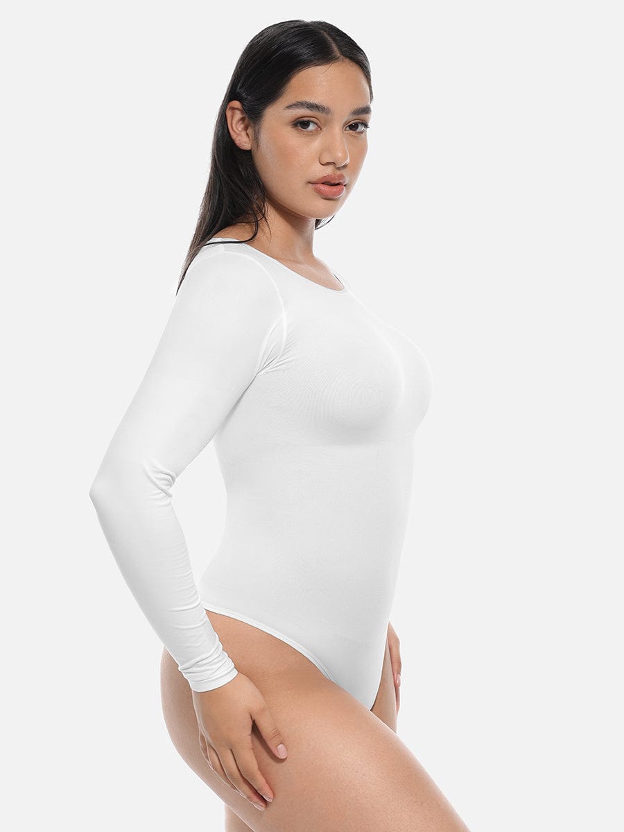 Lange Mouwen String Bodysuit