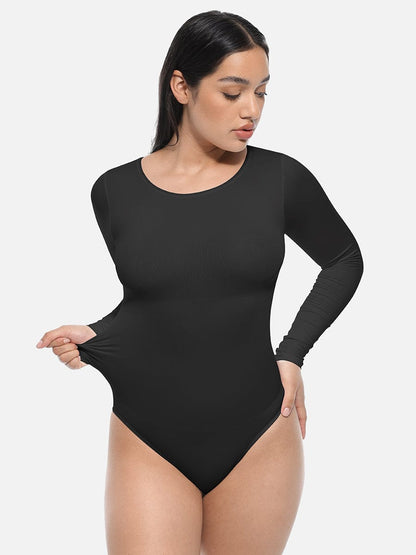 Lange Mouwen String Bodysuit