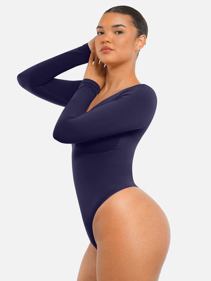 Sculpt Lange Mouwen Bodysuit