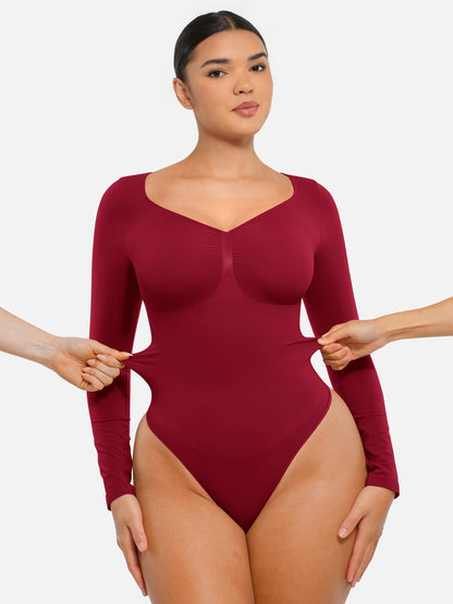 Sculpt Lange Mouwen Bodysuit