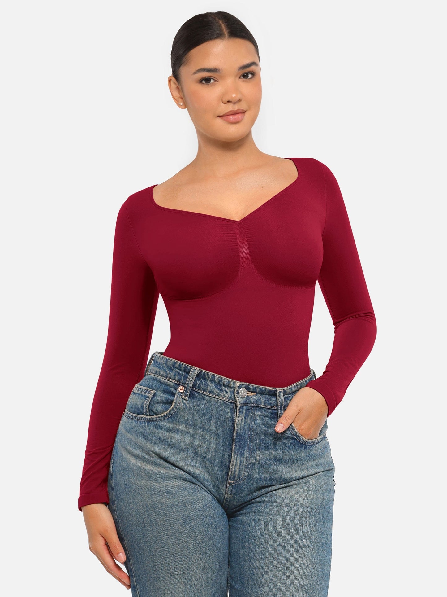 Sculpt Lange Mouwen Bodysuit