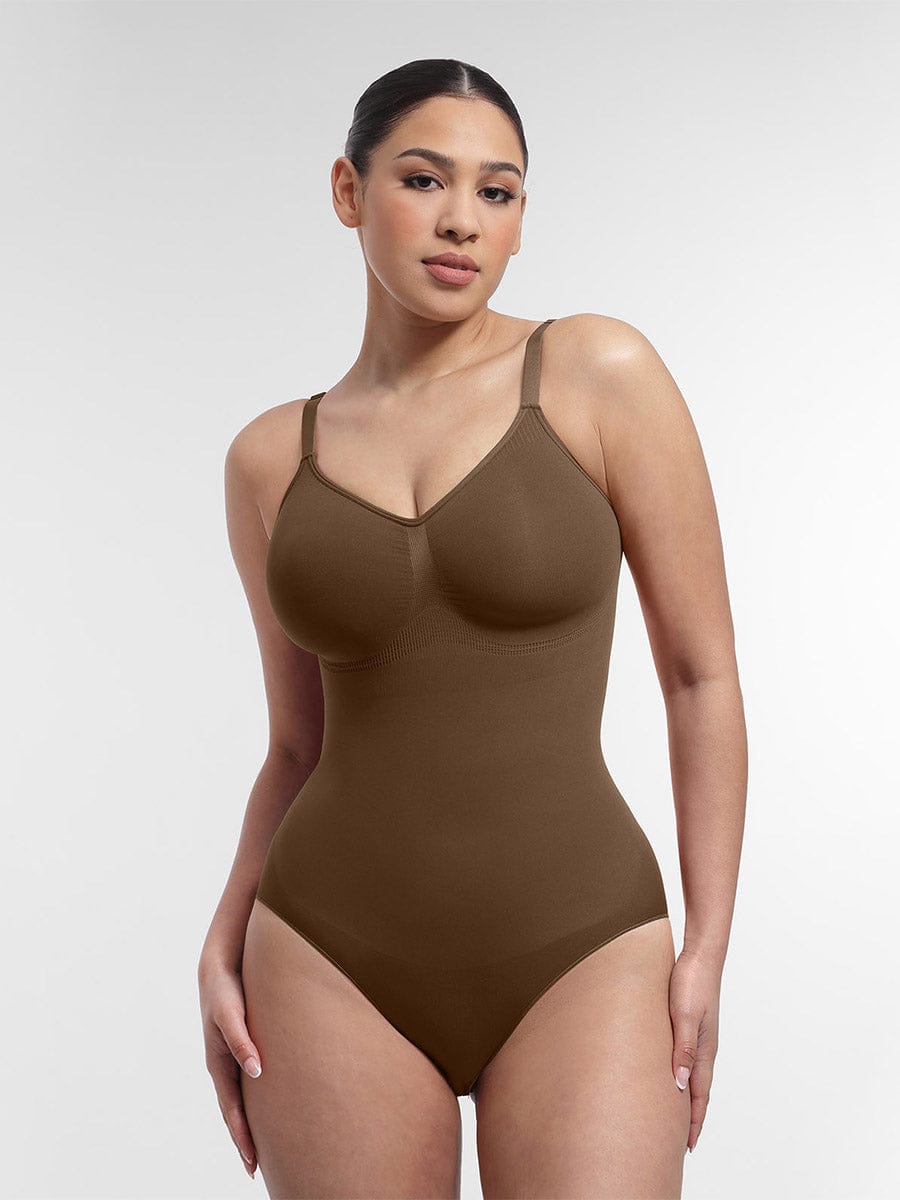 Naadloze Sculpt Bodysuit met Slip