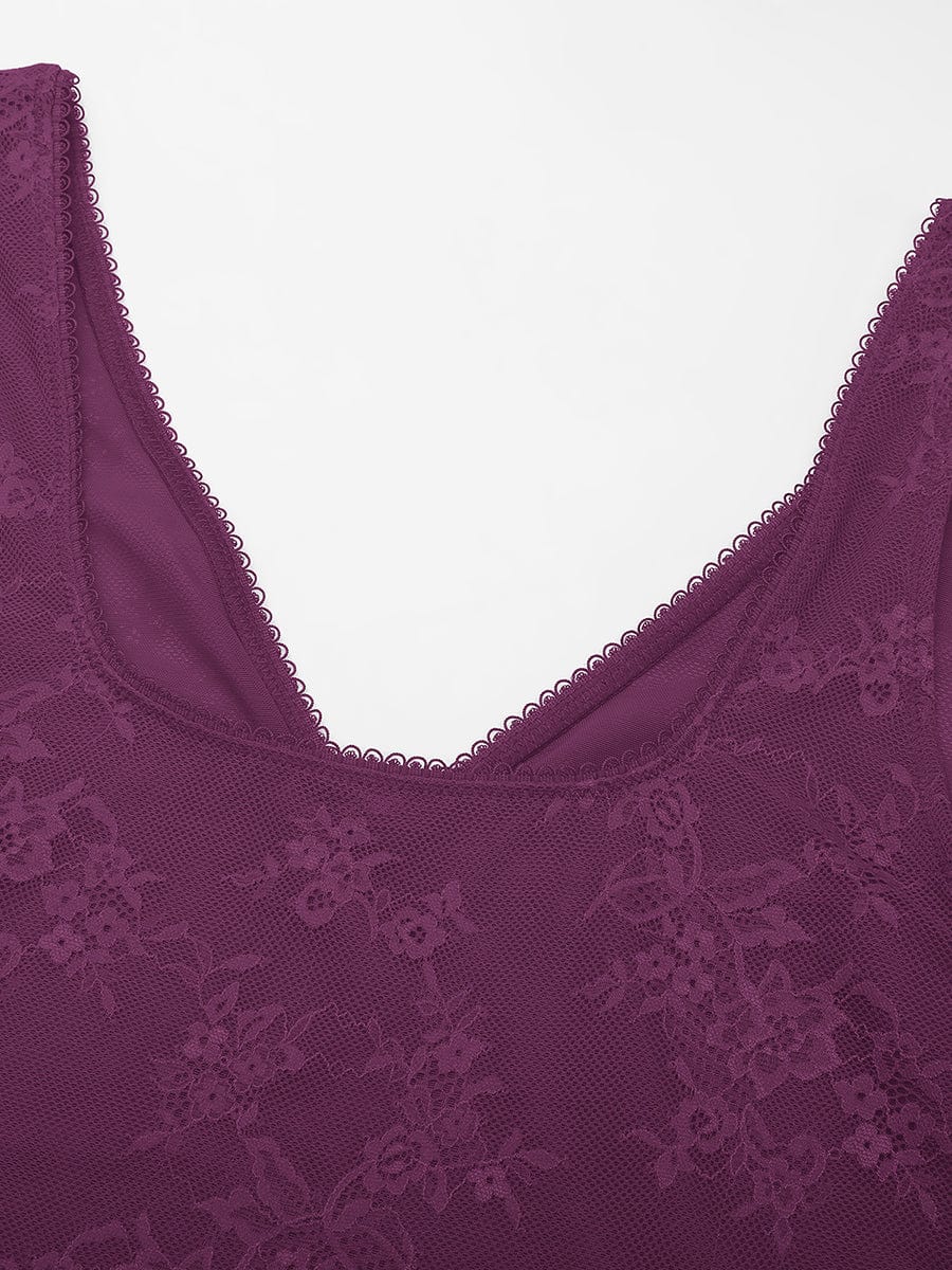 V-hals kanten string bodysuit