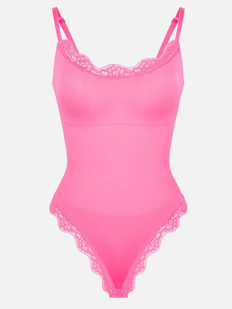 Naadloze Kanten String Bodysuit