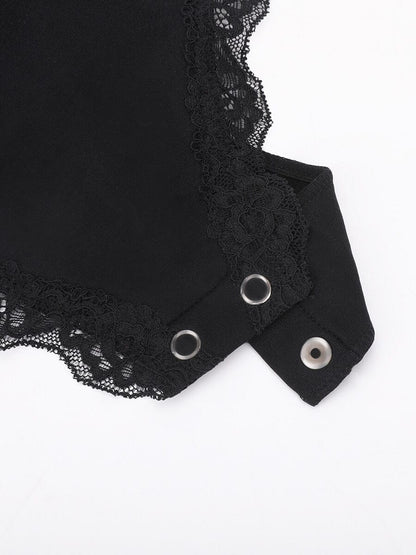 Naadloze Kanten String Bodysuit