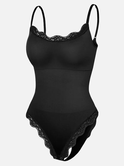 Naadloze Kanten String Bodysuit