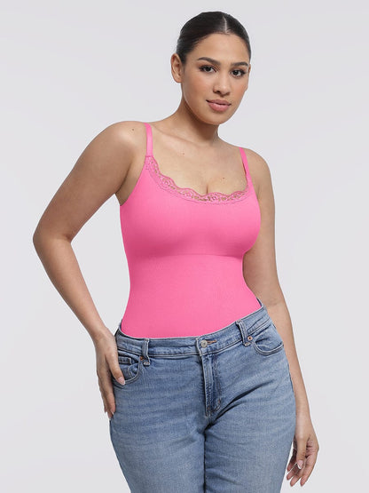 Naadloze Kanten String Bodysuit