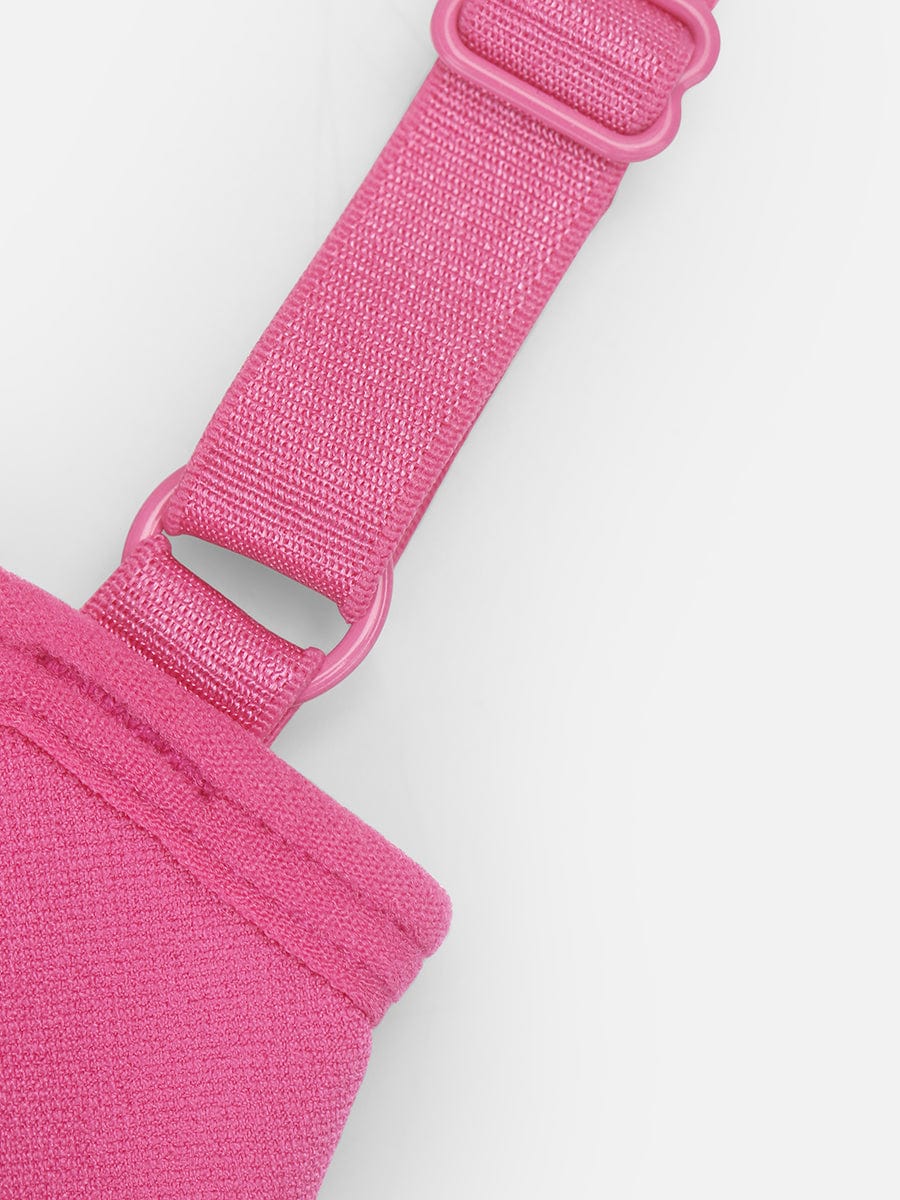 Diamond-Neck Bodysuit Met Slip