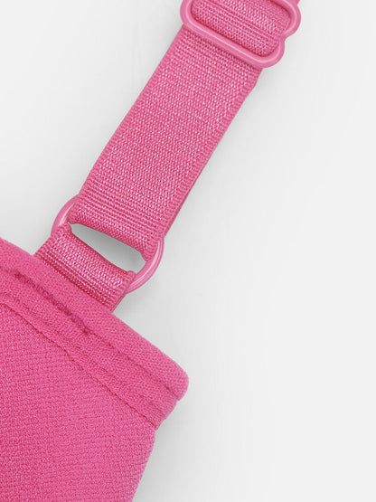 Diamond-Neck Bodysuit Met Slip