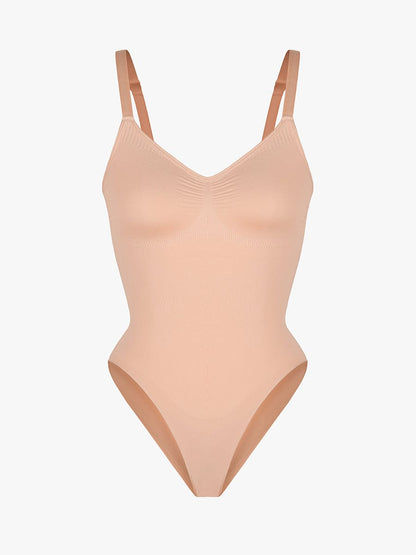 Naadloze Sculpt Bodysuit met Slip