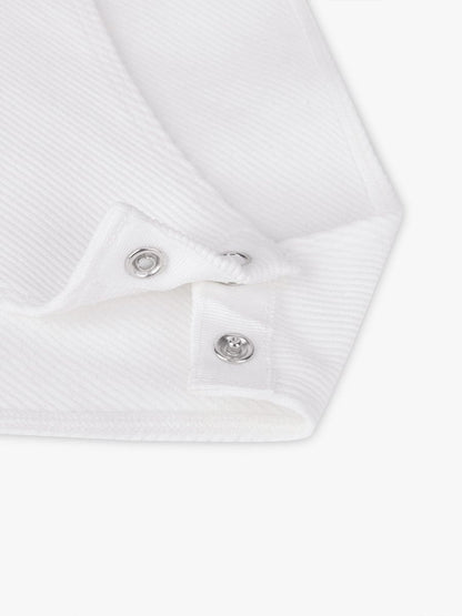 Geribbelde Zip-Front Tank Bodysuit