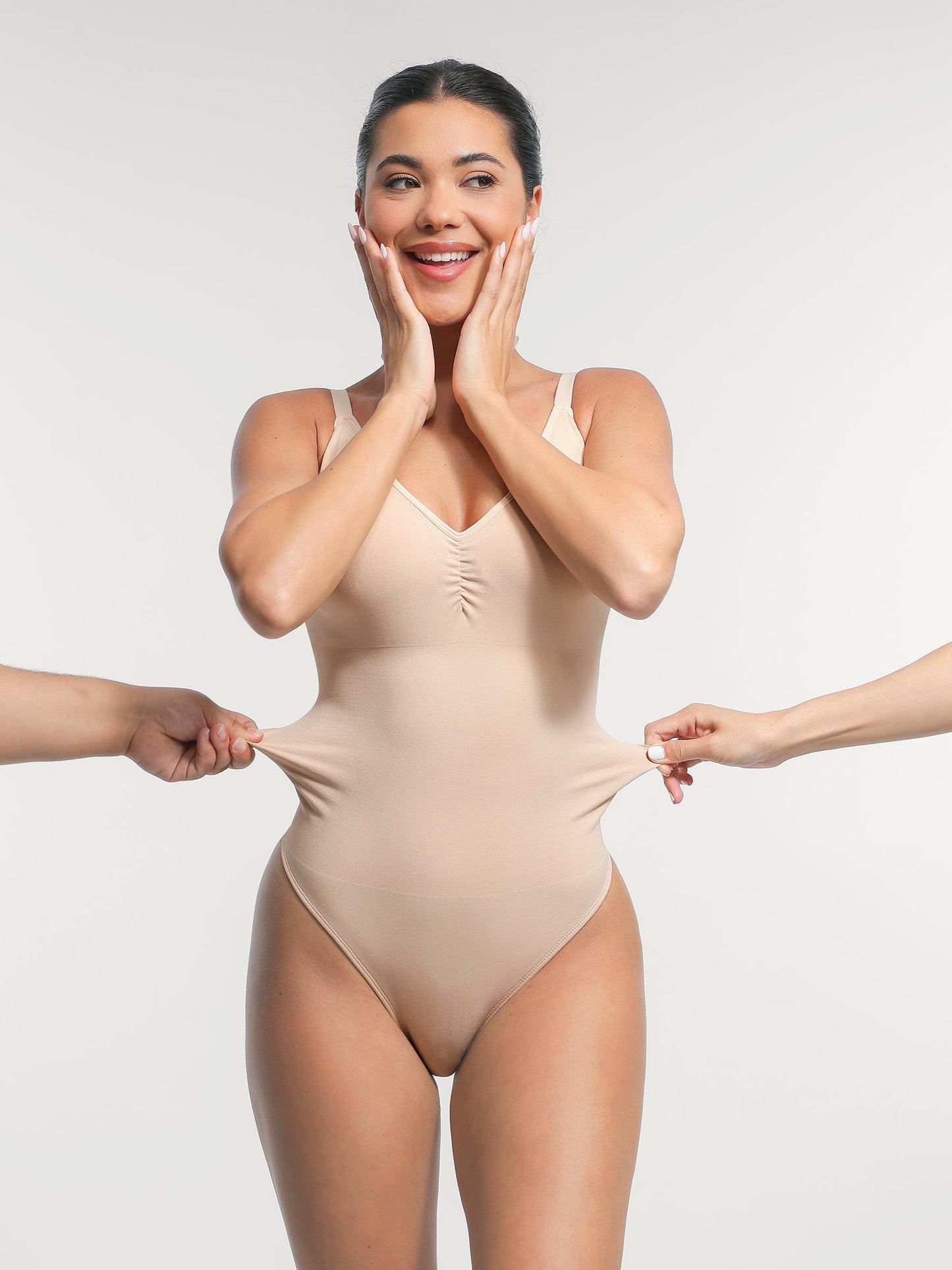 Naadloze Sculpt Bodysuit – Ingebouwde BH