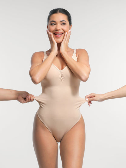 Naadloze Sculpt Bodysuit – Ingebouwde BH