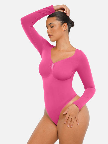 Sculpt Lange Mouwen Bodysuit