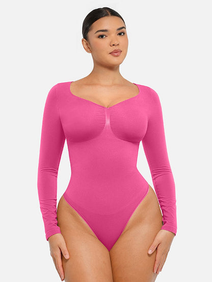 Sculpt Lange Mouwen Bodysuit