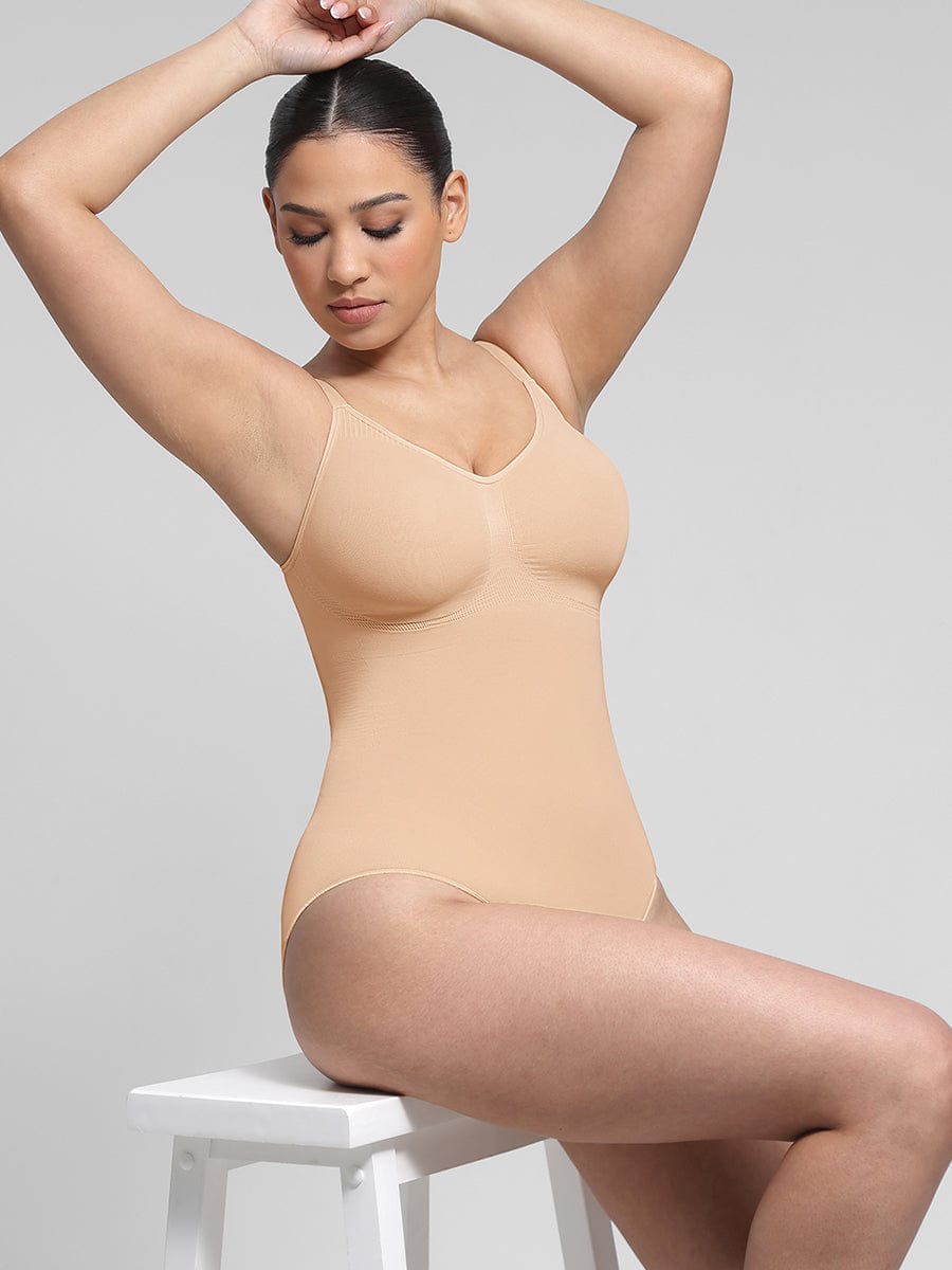Naadloze Sculpt Bodysuit met Slip