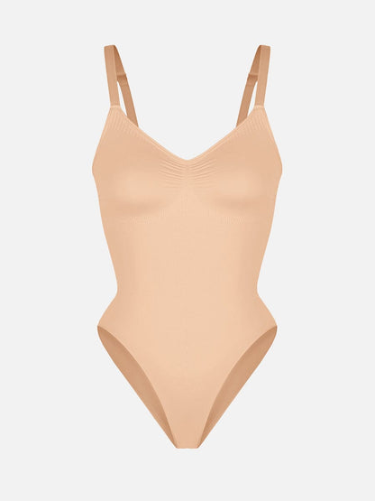 Naadloze Sculpt Bodysuit met Slip