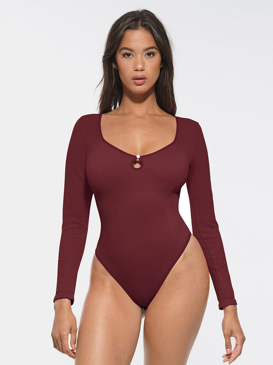 Holle Scoop Hals String Bodysuit