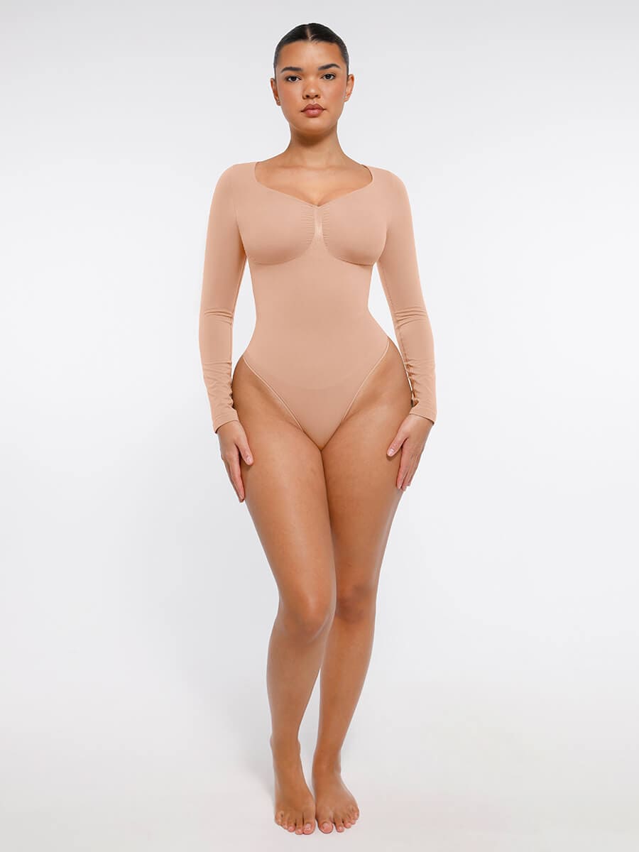 Sculpt Lange Mouwen Bodysuit