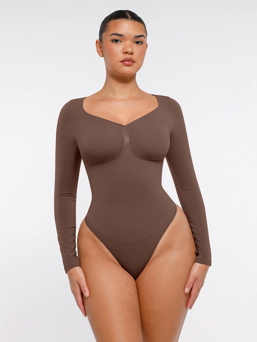 Sculpt Lange Mouwen Bodysuit