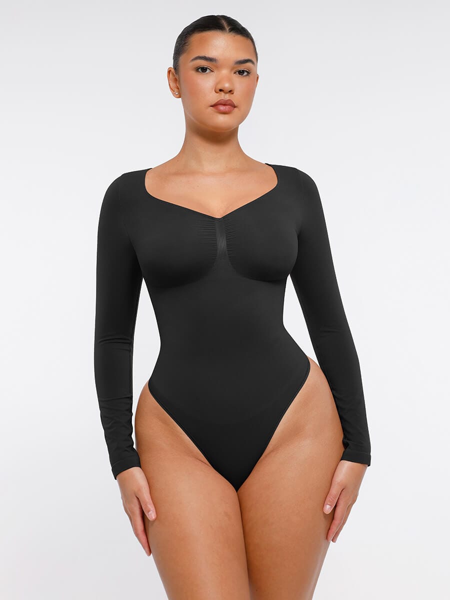Sculpt Lange Mouwen Bodysuit