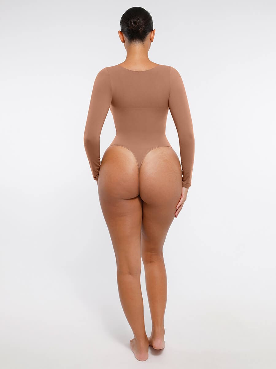 Sculpt Lange Mouwen Bodysuit