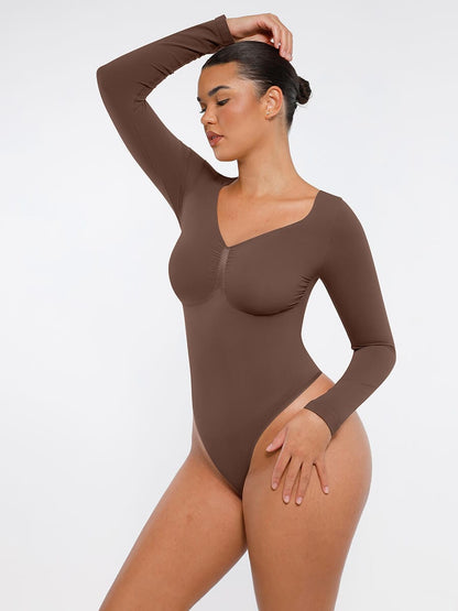 Sculpt Lange Mouwen Bodysuit