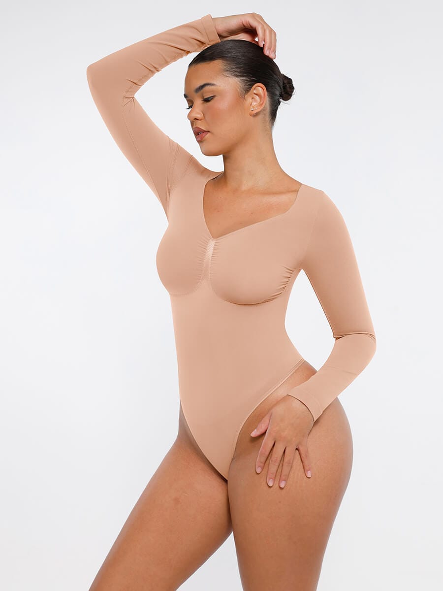 Sculpt Lange Mouwen Bodysuit