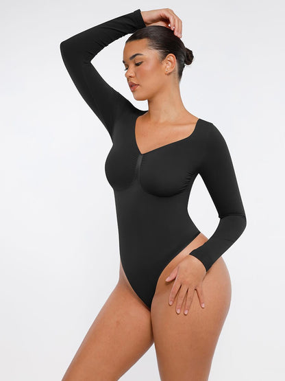 Sculpt Lange Mouwen Bodysuit