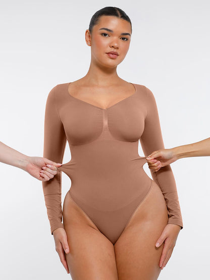 Sculpt Lange Mouwen Bodysuit