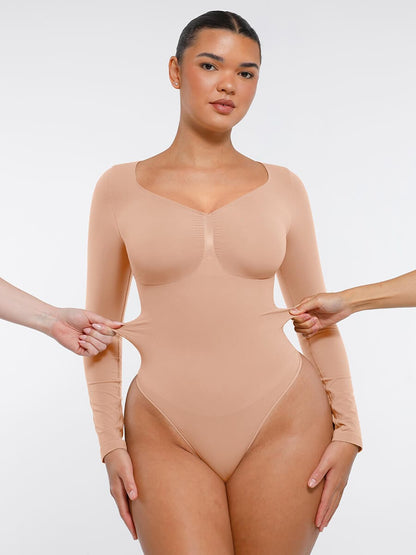 Sculpt Lange Mouwen Bodysuit