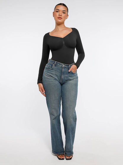 Sculpt Lange Mouwen Bodysuit
