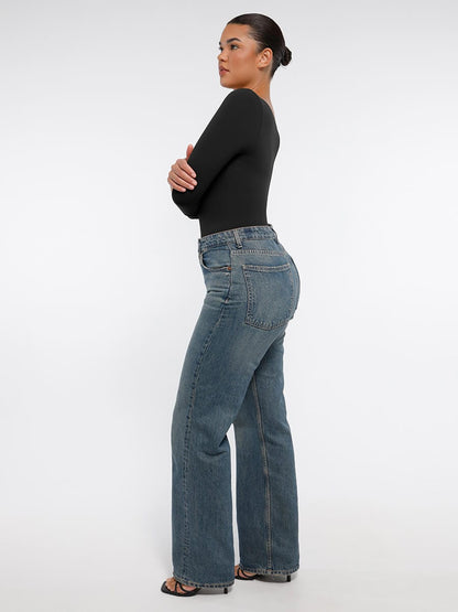 Sculpt Lange Mouwen Bodysuit