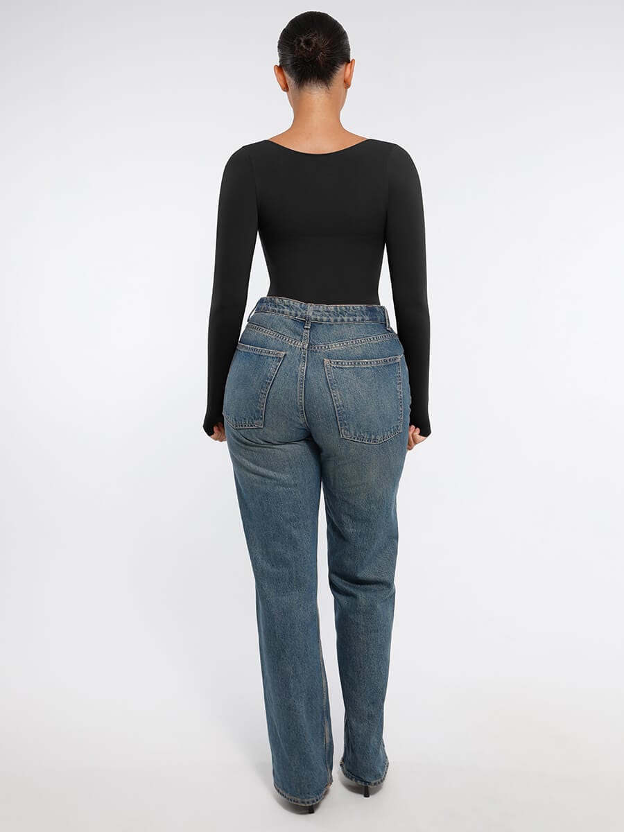 Sculpt Lange Mouwen Bodysuit
