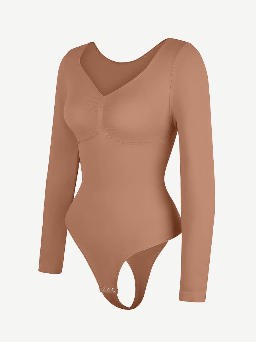 Sculpt Lange Mouwen Bodysuit