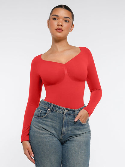 Sculpt Lange Mouwen Bodysuit