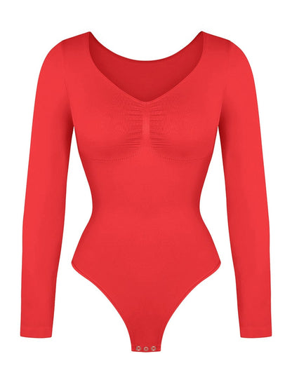 Sculpt Lange Mouwen Bodysuit