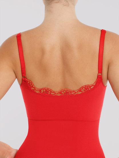 Naadloze Kanten String Bodysuit