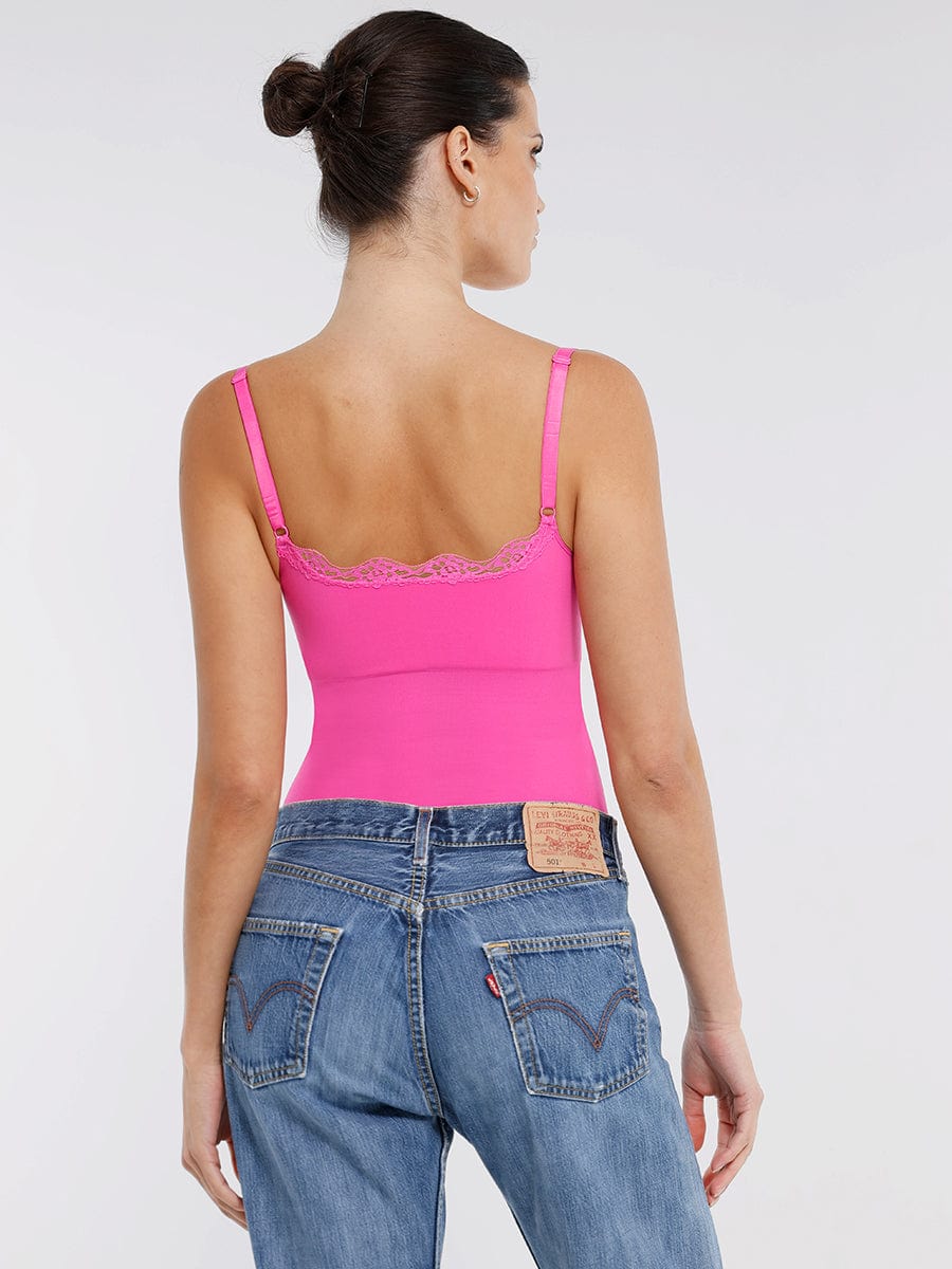 Naadloze Kanten String Bodysuit