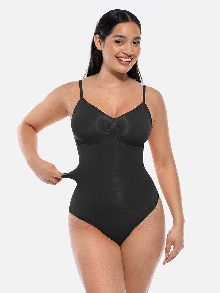 Sculpt Covered Thong Bodysuit